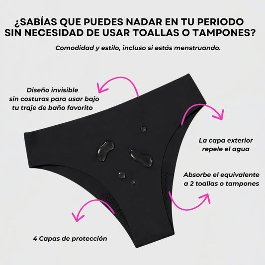 Capas de absorción traje de baño menstrual Aqua