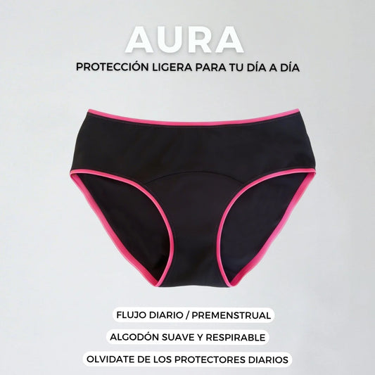 Calzón Aura Fucsia - Flujo Diario y Premenstrual