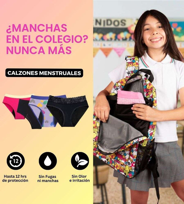 Calzones menstruales para niñas REV