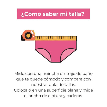 Traje de Baño Menstrual Bikini Dana (Flujo Moderado)