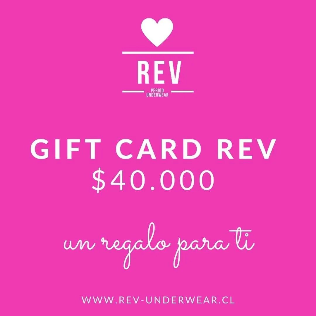 Gift Card Rev  $40.000