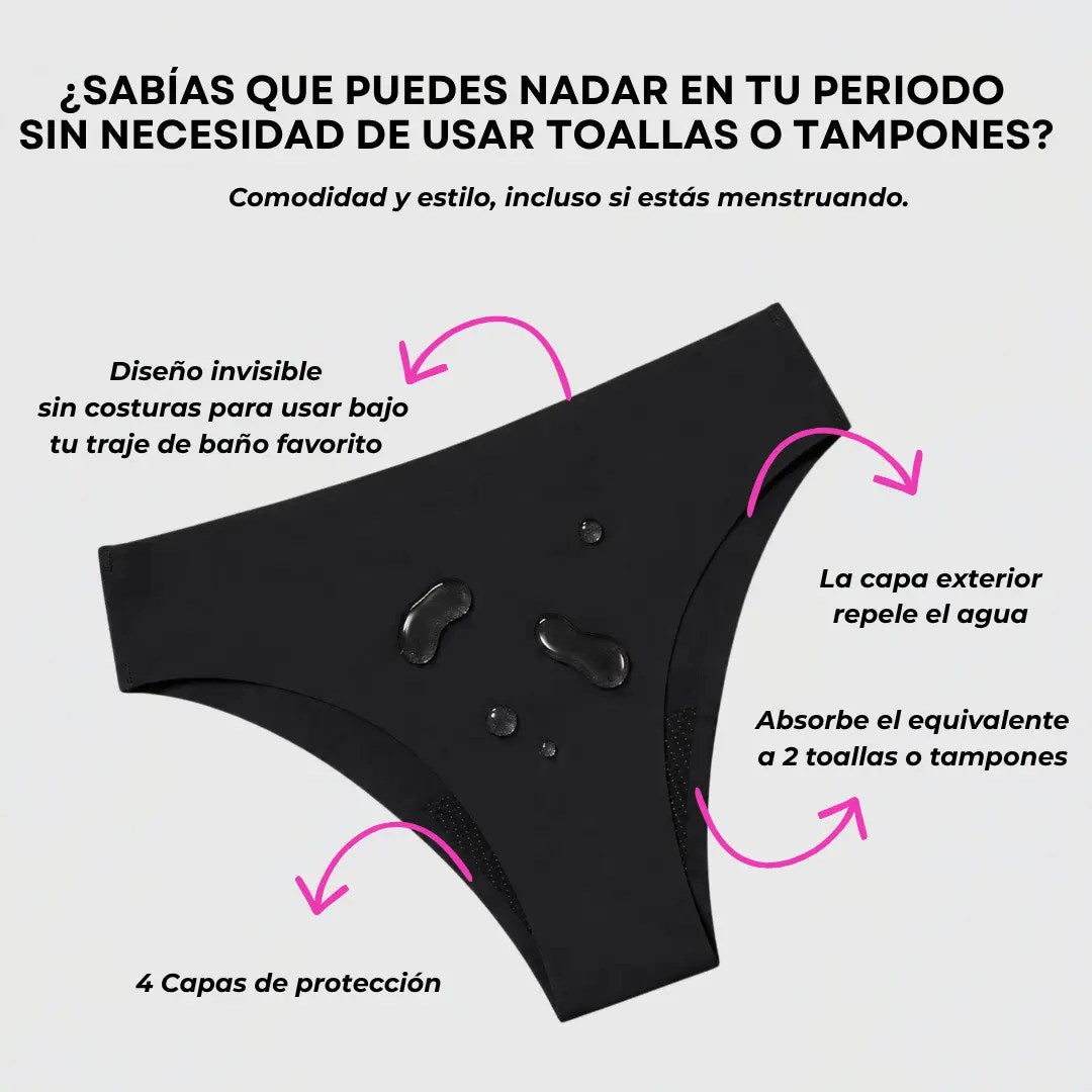 Capas de absorción traje de baño menstrual Aqua