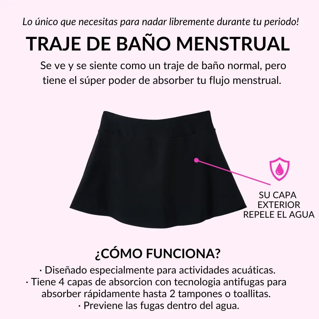Traje de Baño Menstrual Siena - Flujo Moderado