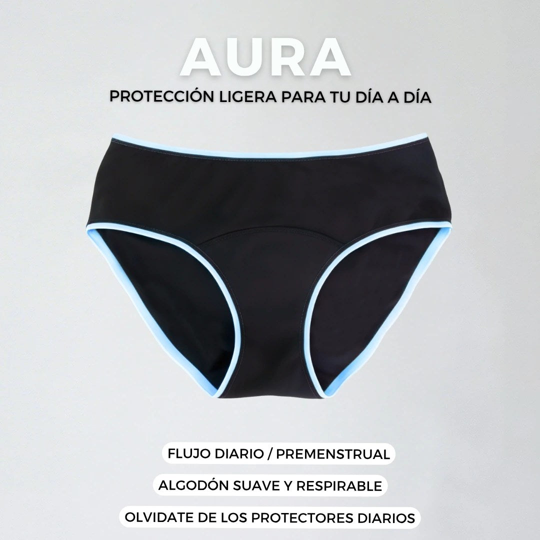 Calzón Aura Celeste - Flujo Diario y Premenstrual