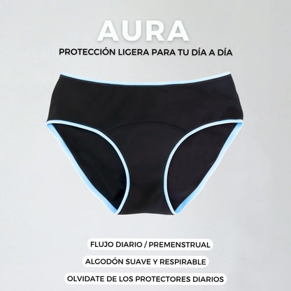 Calzón Aura Celeste - Flujo Diario y Premenstrual