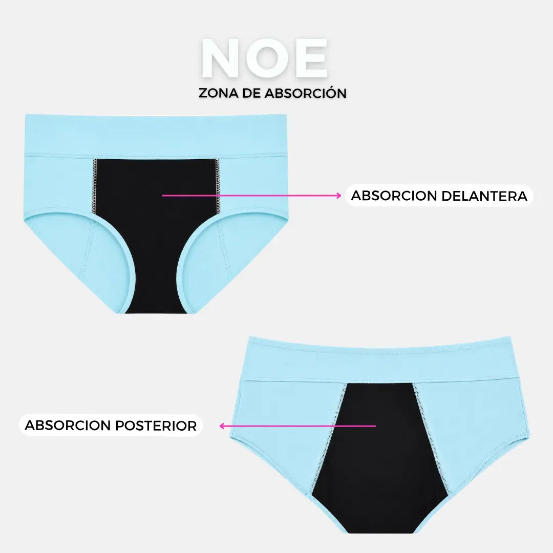 Calzón Noe Celeste absorción