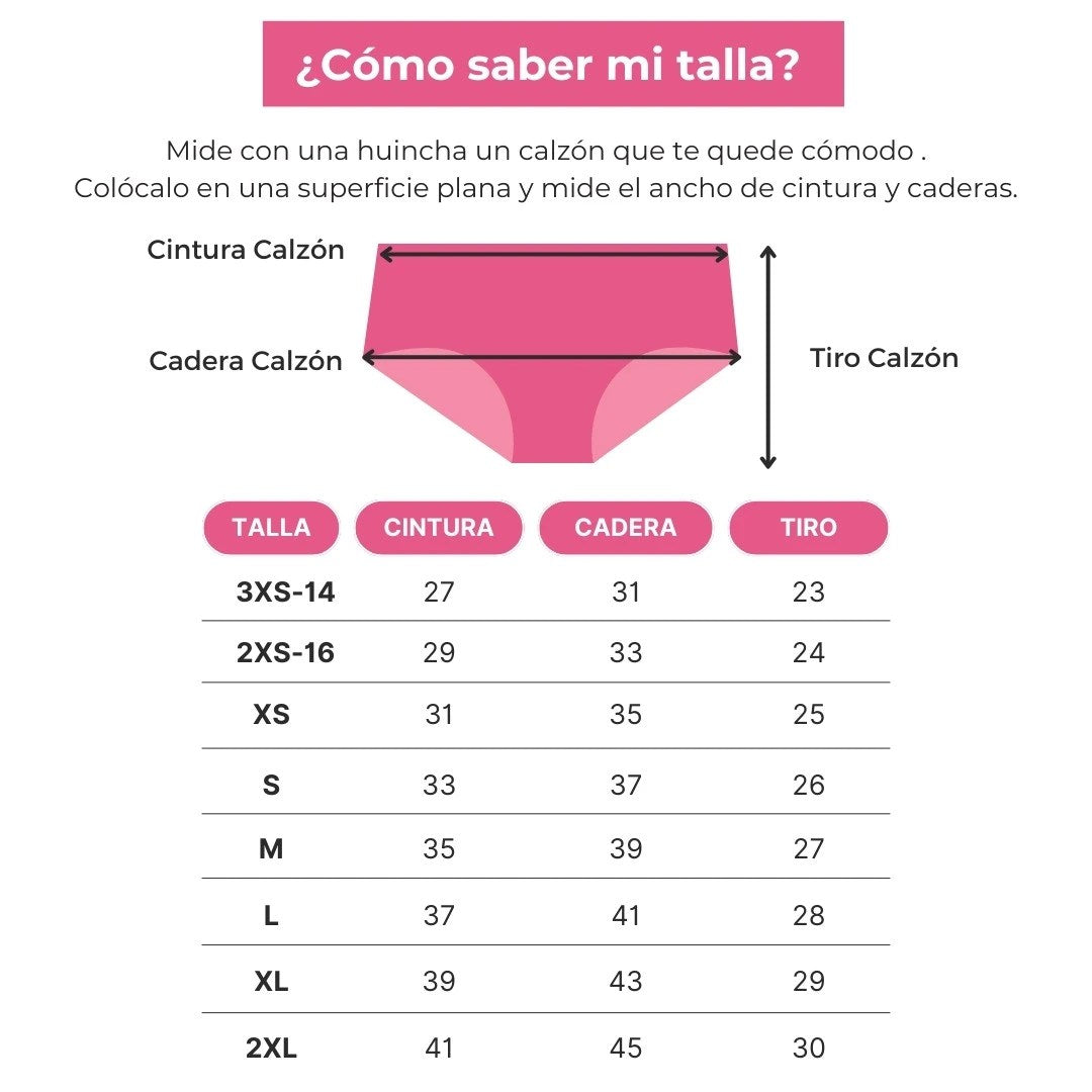 Calzón Noe - Flujo Moderado
