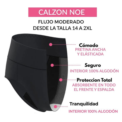 Calzón Noe - Flujo Moderado