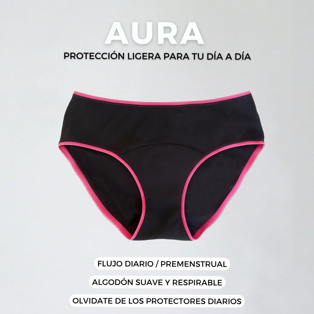 Calzón Aura Fucsia - Flujo Diario y Premenstrual