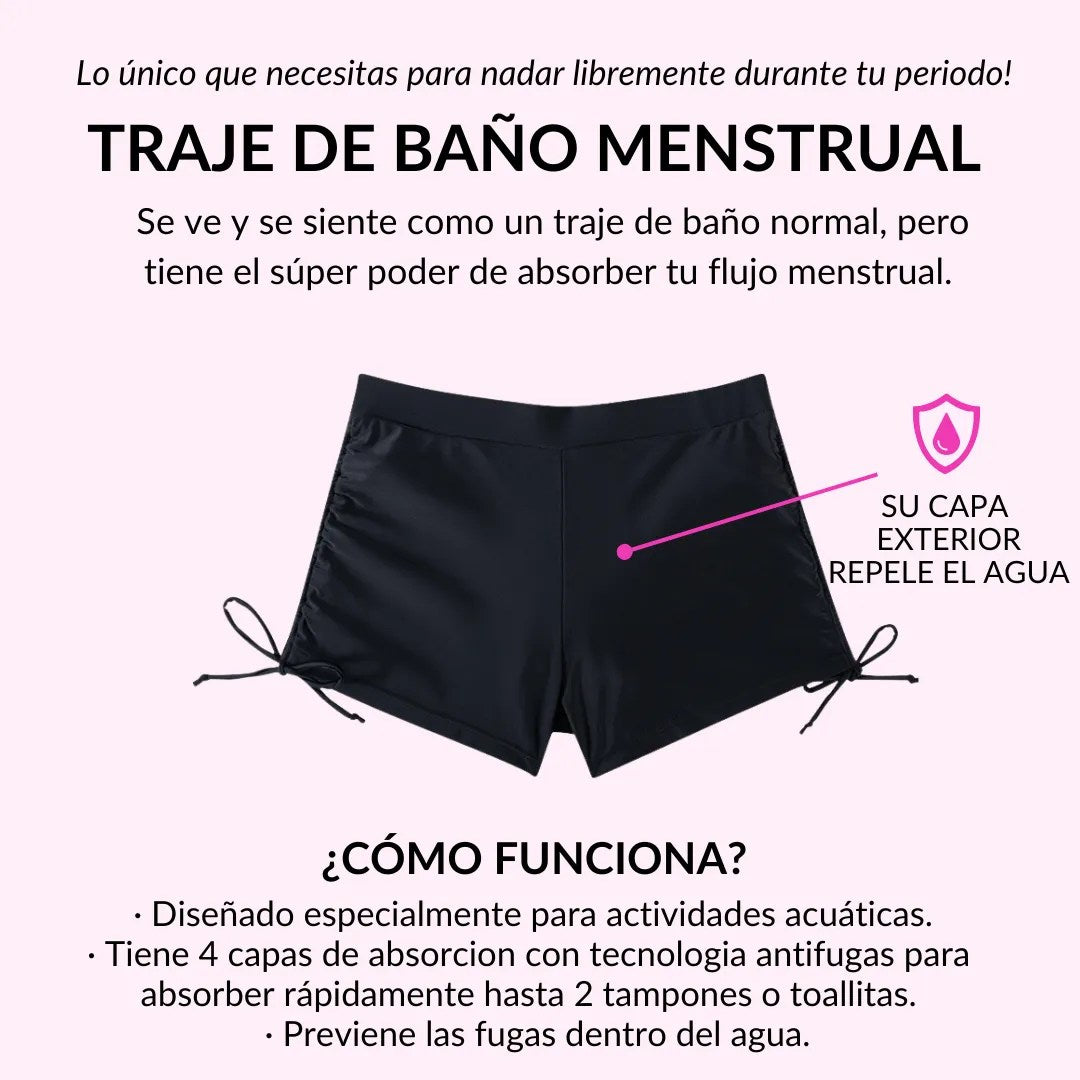 Traje de Baño Menstrual Kaia (Flujo Moderado)