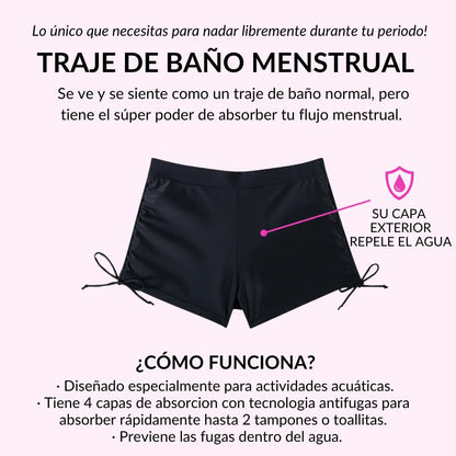 Traje de Baño Menstrual Kaia (Flujo Moderado)