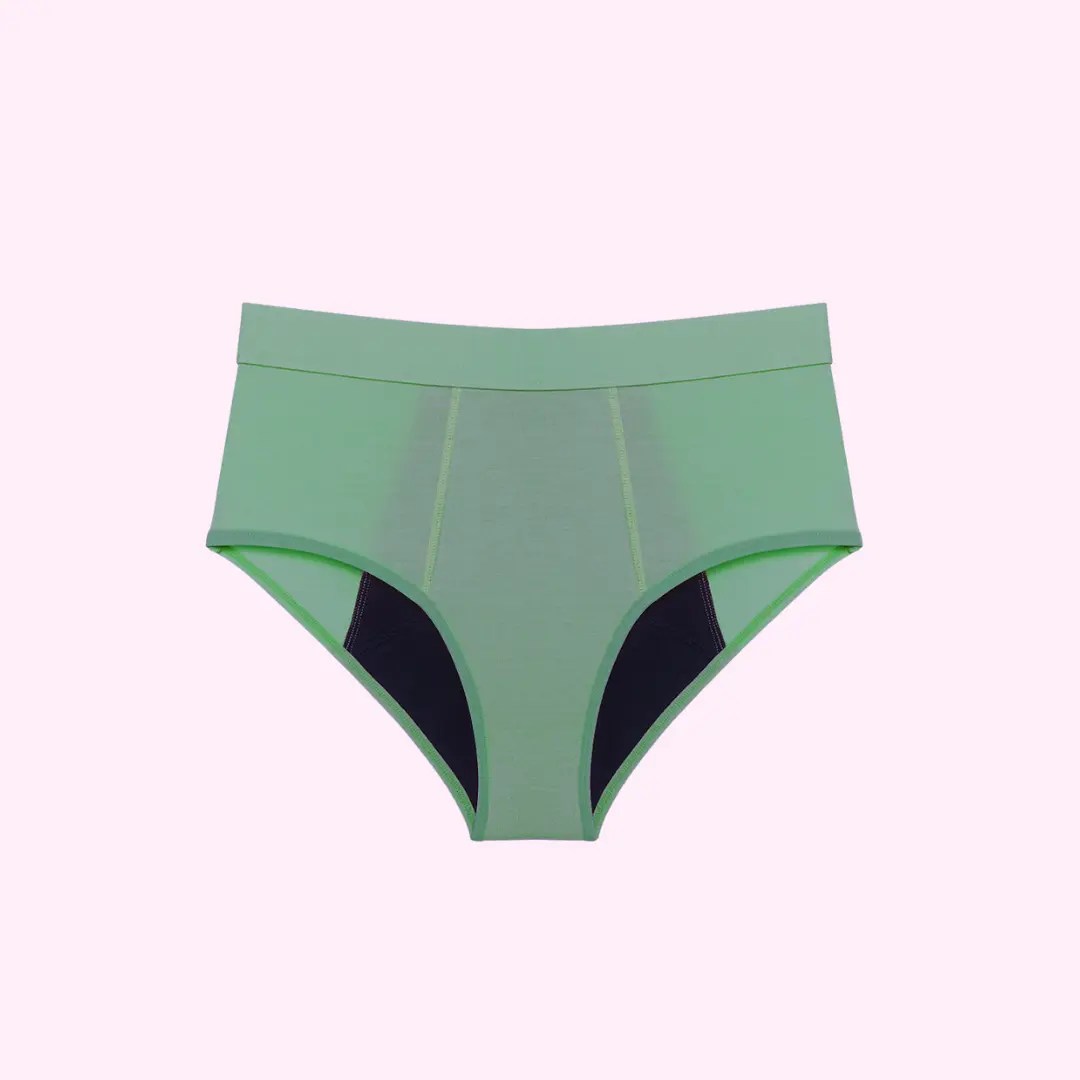 Calzón Maite Menta L-XL-3XL - Flujo Moderado