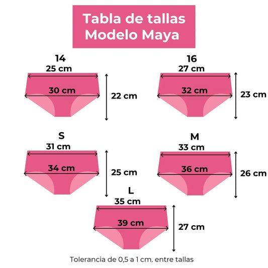 Calzón Maya Lila - Flujo Abundante