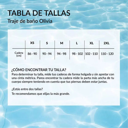 Traje de Baño Menstrual Olivia (Flujo Ligero)